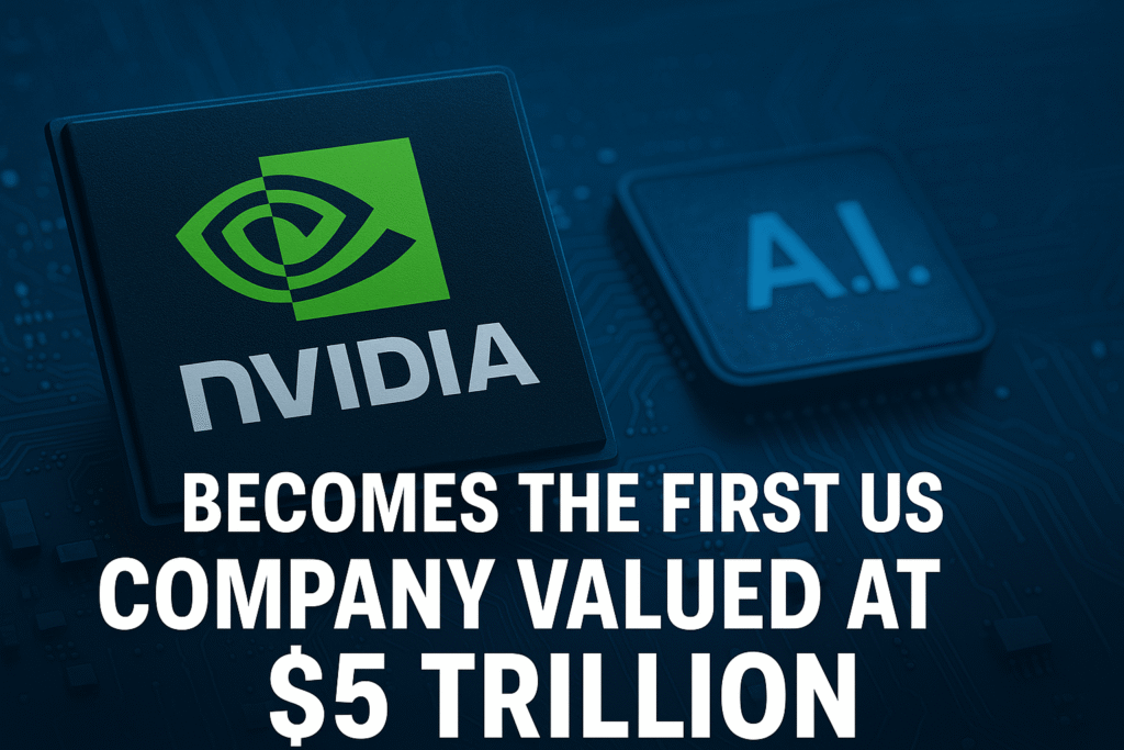 Nvidia Corporation becomes the first US company valued at $5 trillion